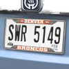 Denver Broncos Chrome and Orange License Plate Frame