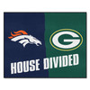 33.75" x 42.5" Broncos / Packers House Divided Rectangle Mat