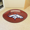 20.5" x 32.5" Denver Broncos Football Shape Mat