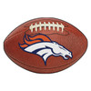 20.5" x 32.5" Denver Broncos Football Shape Mat