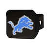 Detroit Lions Hitch Cover - Blue on Black