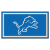 3' x 5' Detroit Lions Blue Rectangle Rug