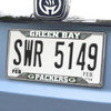 Green Bay Packers Chrome and Green License Plate Frame