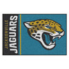 19" x 30" Jacksonville Jaguars Uniform Black Rectangle Starter Mat