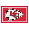 4' x 6' Kansas City Chiefs Red Rectangle Rug