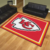 8' x 10' Kansas City Chiefs Red Rectangle Rug