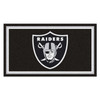 3' x 5' Las Vegas Raiders Black Rectangle Rug