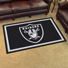 4' x 6' Las Vegas Raiders Black Rectangle Rug