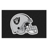 59.5" x 94.5" Las Vegas Raiders Black Rectangle Ulti Mat