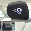 Los Angeles Rams Car Headrest Cover, Set of 2