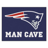 33.75" x 42.5" New England Patriots Man Cave All-Star Navy Rectangle Mat