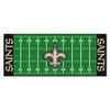 30" x 72" New Orleans Saints Football Field Rectangle Runner Mat