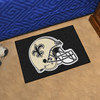 19" x 30" New Orleans Saints Black Rectangle Starter Mat