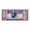 30" x 72" New York Giants Ticket Rectangle Runner Mat