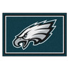 59.5" x 88" Philadelphia Eagles Green Rectangle Rug