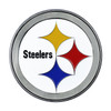 Pittsburgh Steelers White Emblem, Set of 2