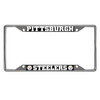 Pittsburgh Steelers Chrome and Black License Plate Frame