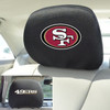 San Francisco 49ers Car Headrest Cover, Set of 2