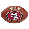20.5" x 32.5" San Francisco 49ers Football Shape Mat