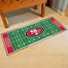 30" x 72" San Francisco 49ers Football Field Rectangle Runner Mat