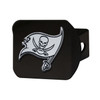 Tampa Bay Buccaneers Hitch Cover - Chrome on Black