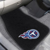 Tennessee Titans Embroidered Black Car Mat, Set of 2