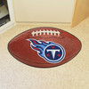 20.5" x 32.5" Tennessee Titans Football Shape Mat