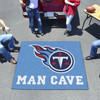 59.5" x 71" Tennessee Titans Man Cave Tailgater Navy Rectangle Mat