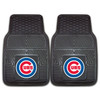 Chicago Cubs Black Vinyl Car Mat, Set of 2