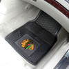 Chicago Blackhawks Black Vinyl Car Mat, Set of 2