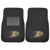 Anaheim Ducks Embroidered Black Car Mat, Set of 2