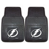 Tampa Bay Lightning Black Vinyl Car Mat, Set of 2