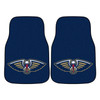 New Orleans Pelicans Navy Carpet Car Mat, Set of 2