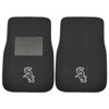 Chicago White Sox Embroidered Black Car Mat, Set of 2