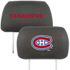 Montreal Canadiens Embroidered Car Headrest Cover, Set of 2