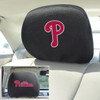 Philadelphia Phillies Embroidered Car Headrest Cover, Set of 2