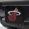 Miami Heat Hitch Cover - Team Color on Black