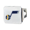 Utah Jazz Hitch Cover - Team Color on Chrome