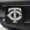 Minnesota Twins Hitch Cover - Chrome on Black