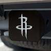 Houston Rockets Hitch Cover - Chrome on Black