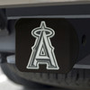 Los Angeles Angels Hitch Cover - Chrome on Black