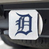 Detroit Tigers Hitch Cover - Team Color on Chrome