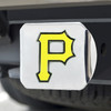 Pittsburgh Pirates Hitch Cover - Team Color on Chrome