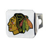 Chicago Blackhawks Hitch Cover - Team Color on Chrome