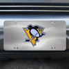 Pittsburgh Penguins Diecast Stainless Steel License Plate