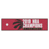 18" x 72" Toronto Raptors 2019 NBA Finals Champions Putting Green Runner Mat