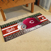 30" x 72" Cincinnati Reds Baseball Style Rectangle Runner Mat