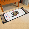 30" x 72" Anaheim Ducks Hockey Rink Black Rectangle Runner Mat