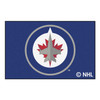 19" x 30" Winnipeg Jets Navy Rectangle Starter Mat