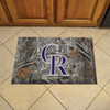 19" x 30" Colorado Rockies Rectangle Camo Scraper Mat